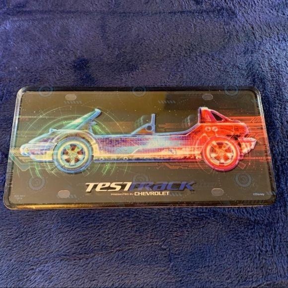 Disney Parks Test Track License Plate - Picture 2 of 3